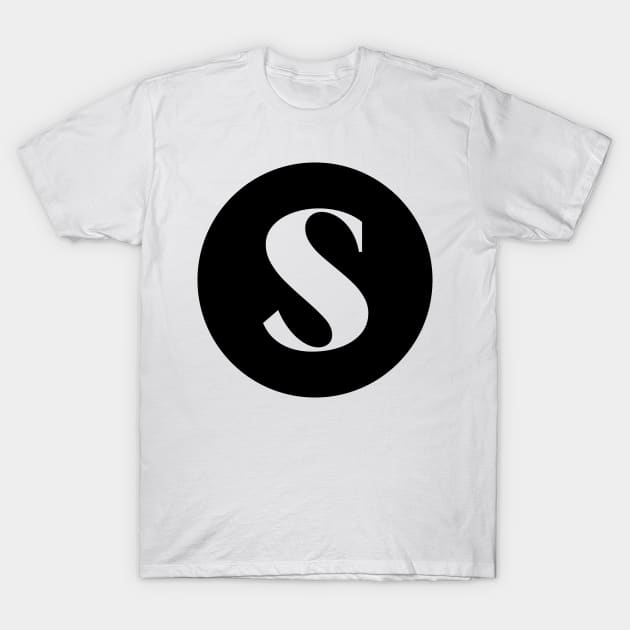 S (Letter Initial Monogram) T-Shirt by n23tees